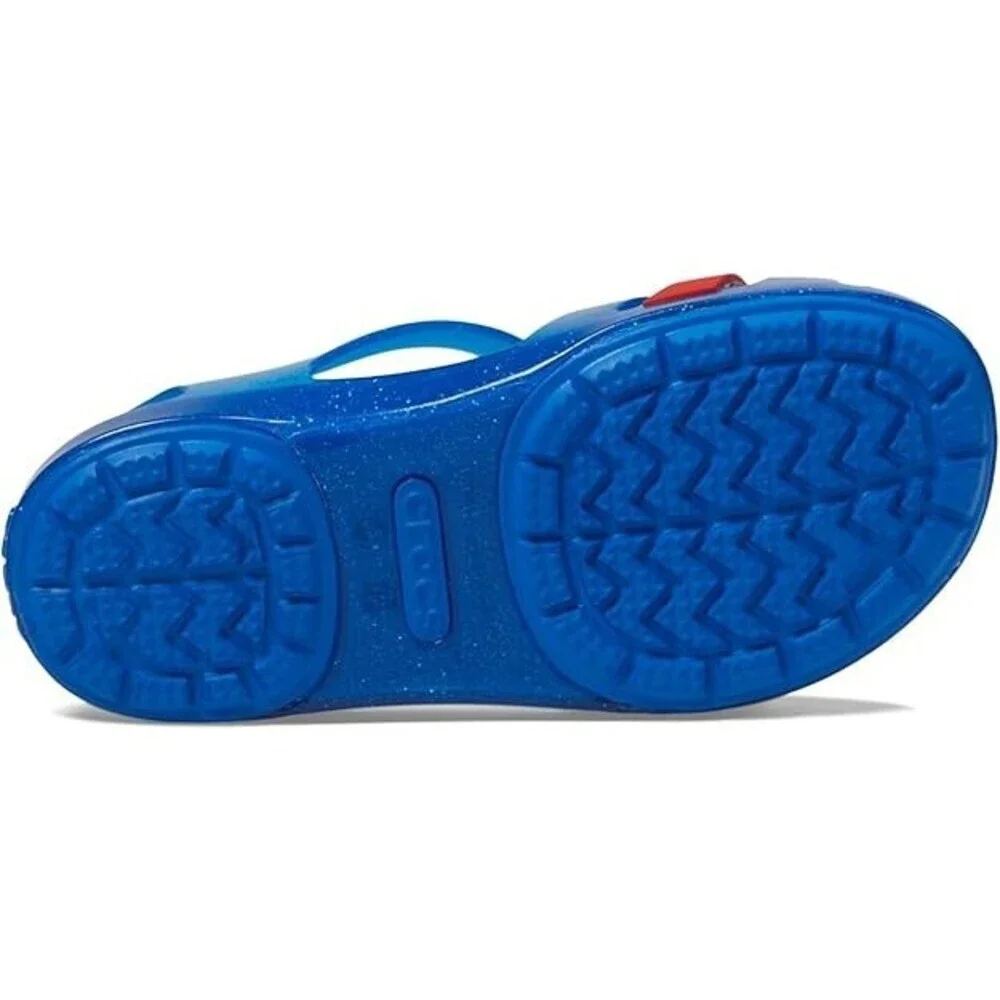 Crocs Snow White Isabella 209677-4JL Sandals Toddler US 4 Blue Red Cutout ZAP526